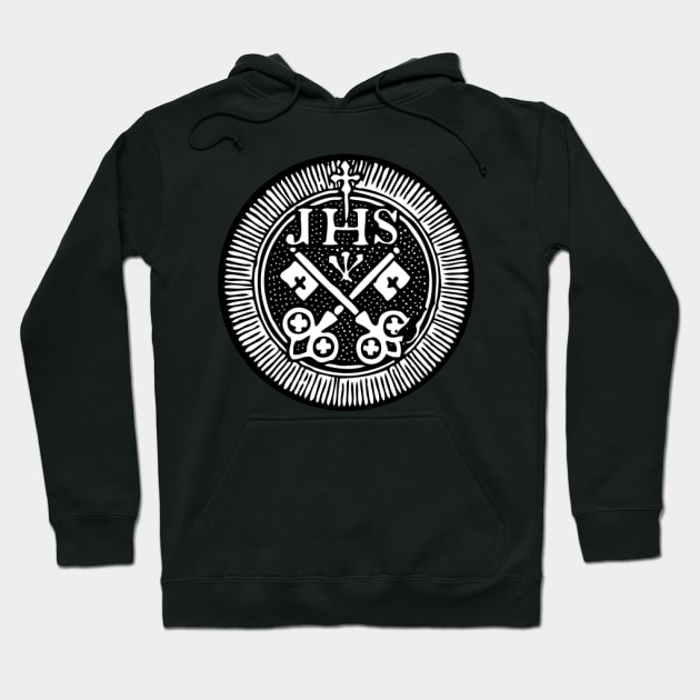 IHS & Keys Hoodie by DeoGratias